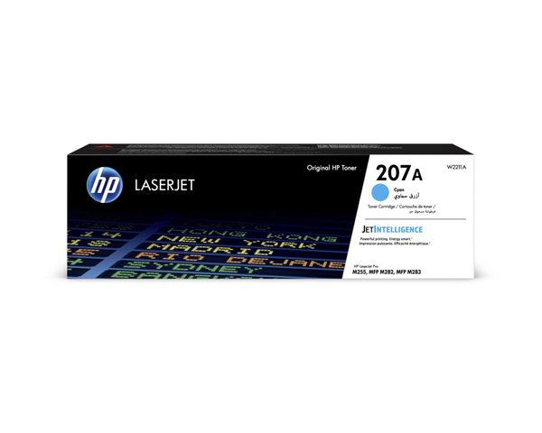 Hewlett-Packard Toner Cartridge cyan, 207A (W2211A) 1.250 pages