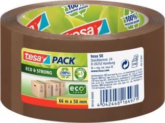 TESA Packing Tape brown, PP, 66 x 50 mm, ECO & Strong Preview Image