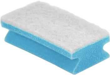 Scouring pad 14x7x4,5 cm scratch free blue/white Preview Image